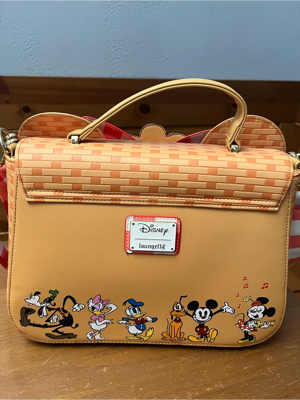 Loungefly Mickey & Friends Picnic Basket Crossbody Bag - Picture 2 of 4